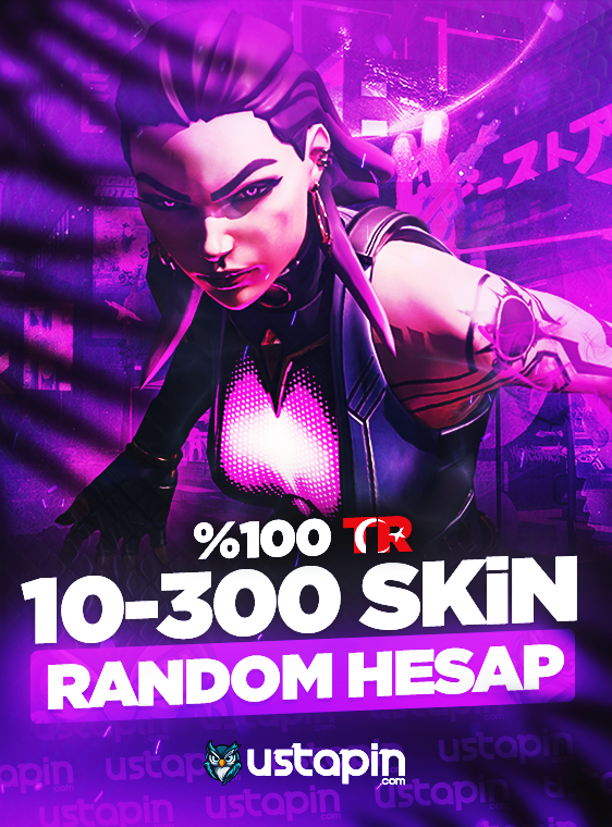 TR - Valorant 10-300 Skinli Random Hesap