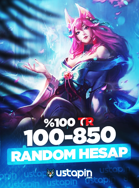 TR League of Legends 100-850 Random Hesap