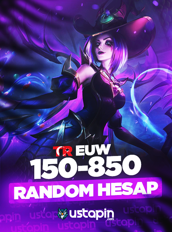 TR/EUW League of Legends 150-850 Random Hesap
